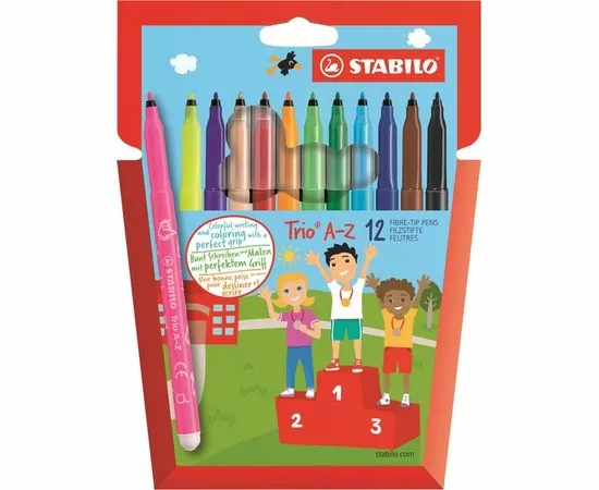 755937 - Фломастеры 12цв.,карт упаков,Stabilo,378/12 729079 (1)