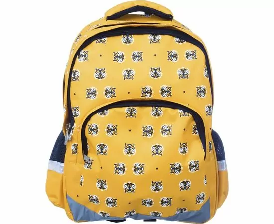 756170 - Рюкзак школьный №1School Tigers желтый 1061340 (1)