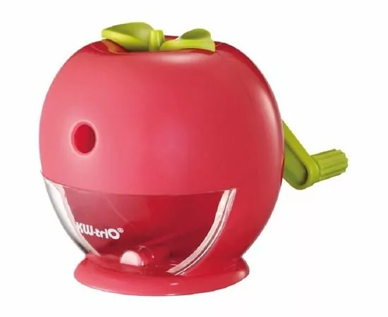 756231 - Точилка механическая детская Kw-Trio Яблоко, пластик,цвет в асс  31FA 1089105 (1)