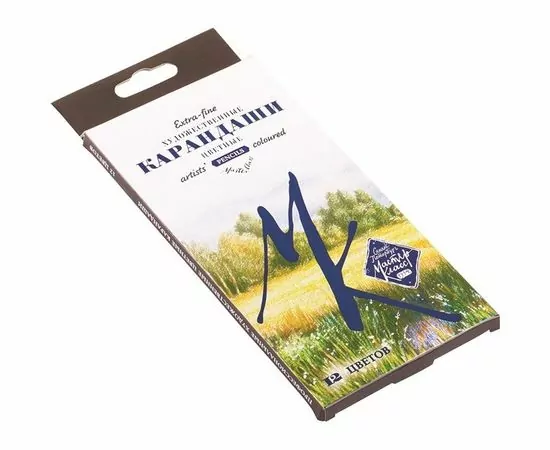 756714 - Набор карандашей цветные Мастер-Класс, 12 цв., карт.уп.,152411184 924123 (1)
