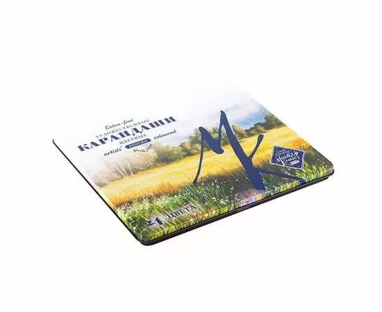 756715 - Набор карандашей цветные Мастер-Класс, 24 цв., в жестяной упак.,1521201186 924124 (1)