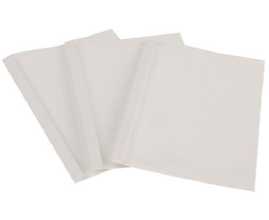 435350 - Обложки для переплета картонные ProMega Office белые, карт./пласт., 6мм, 100шт/уп (1)