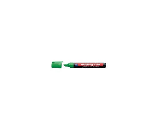 49642 - Маркер перманент EDDING E-330/4 скошеный наконечник 1-5мм зеленый Г 48282 (1)