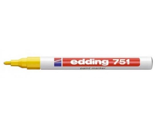 54286 - Маркер пеинт (лак) EDDING E-751/5 жёлтый, 1-2мм, мет. корп., Герман 87779 (1)