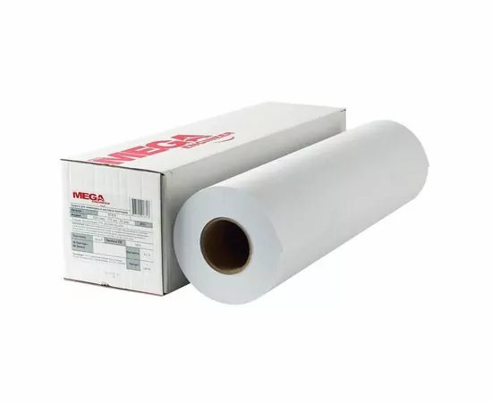 571411 - Бумага широкоформатная MEGA Engineer, BrightWhite (А1+), ф.620мм, нам.150м, (1)