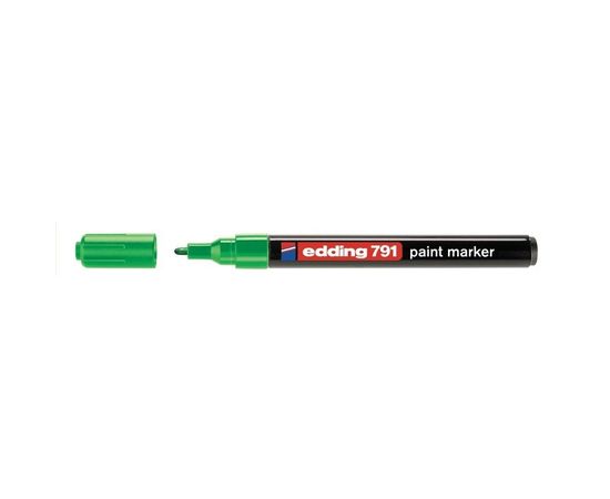 581095 - Маркер пеинт (лак) EDDING E-791/4 зеленый 1-2мм, пласт. корп. (1)