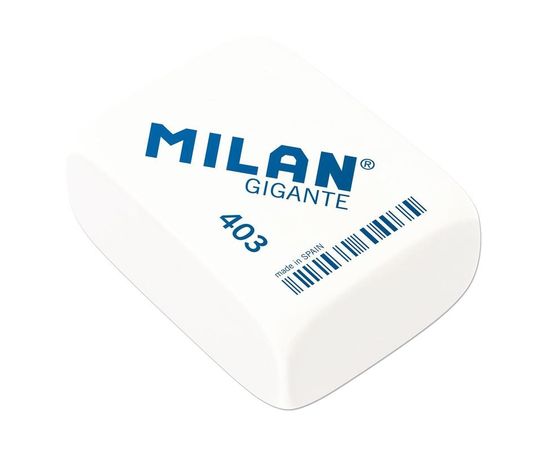 701275 - Ластик каучук. Milan GIGANTE 6,8х5,1х2,8 белый арт. 973198 (1)