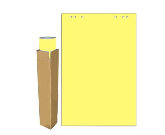 702530 - Бумага для флипчартов желтая пастель 68.0х98.0 20 лист.80гр. 659382 (1)