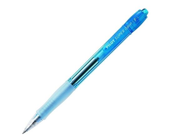 754292 - Ручка шариковая BPGP-10N-F L SUPER GRIP NEON корпус синего цвета 1023183 (1)