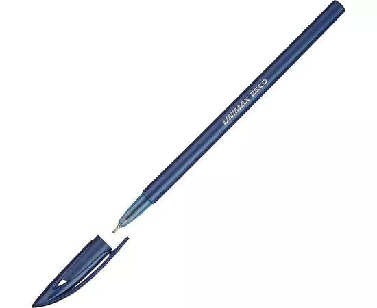 754335 - Ручка шариковая Unimax EECO 0,7мм, син, масл, неавтомат. 722462 (1)