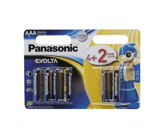 387676 - Элемент питания Panasonic Evolta LR03/286 BL4+2 (1)