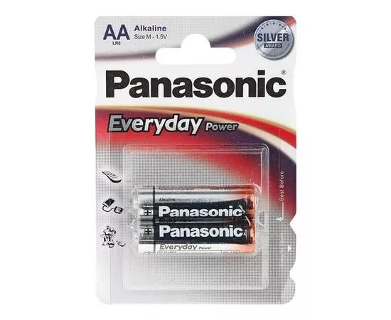 387848 - Элемент питания Panasonic Everyday LR6/316 BL2 (1)
