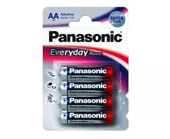 387849 - Элемент питания Panasonic Everyday LR6/316 BL4 (1)