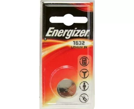 402543 - Элемент питания Energizer Lithium CR1632 BL1 (1)