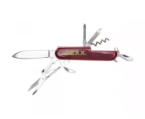 630692 - Нож DEXX складной многофункциональный, пластиковая рукоятка, 10 функций (1)