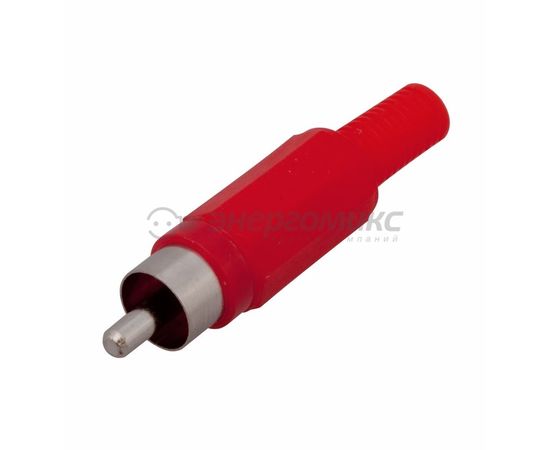 611183 - Штекер RCA Красный пайка REXANT цена за шт (100!), 14-0403 (1)