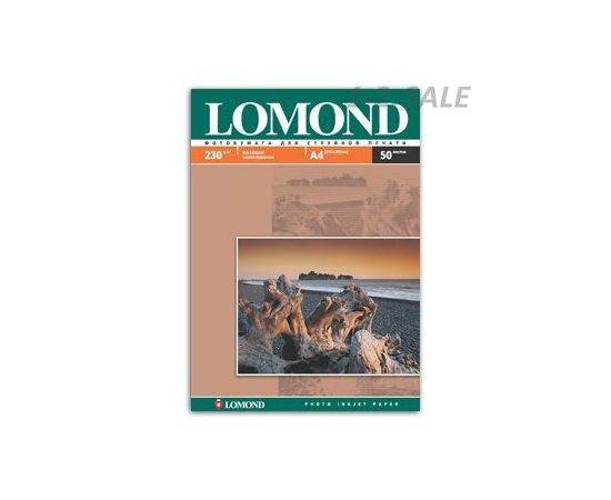 75376 - Фотобумага Lomond матовая 50лист. A4 230г/м2 (0102016) (1)