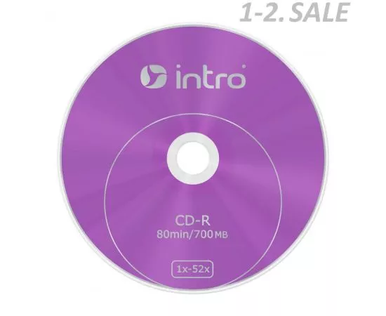 373006 - К/д CD-R INTRO 700mb 52x БОКС 100 шт (1)
