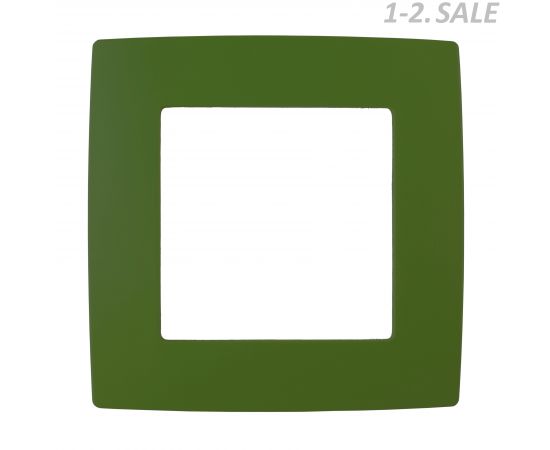 661427 - ЭРА 12 рамка СУ 1 мест., зелёный, 12-5001-27 0574 (1)