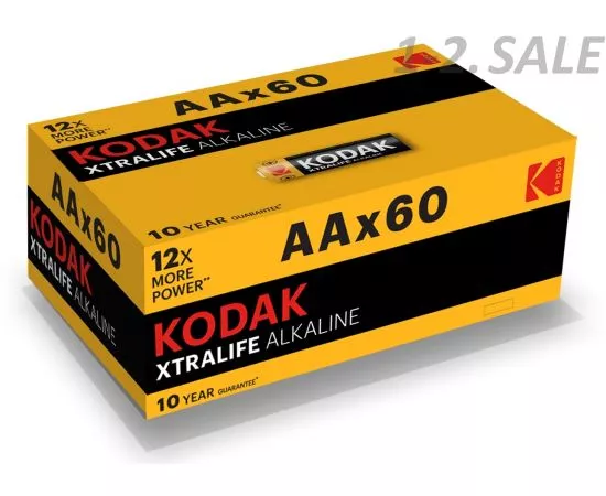 680993 - Элемент питания Kodak XTRALIF LR6-60 (4S) (ОПТ.уп. по 15спаек 4S) (кратно 60шт!!!) (1)