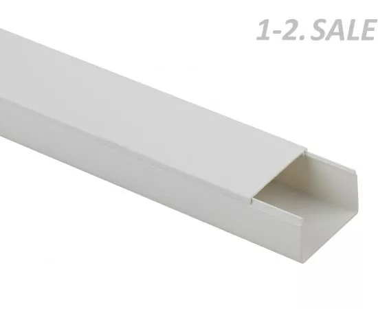 686439 - ЭРА Кабель-канал ПВХ 40х25 белый 2м (40м! в уп., цена за 1м) KK-W-40-25 9299 (1)