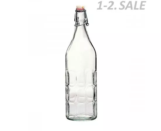 687010 - Bormioli Rocco Бутылка MORESCA 1000 мл. с герметичной бугельной крышкой B345930-1 (1)