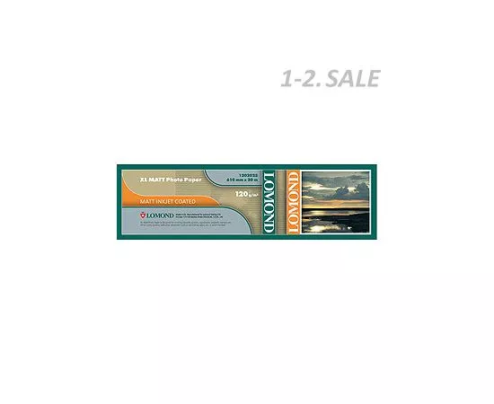 690907 - Lomond Матовая бумага для САПР и ГИС 120 г/м2 (610 x 30 x 50,8),для ч/б и цв. печати. (60) 9194 (1)