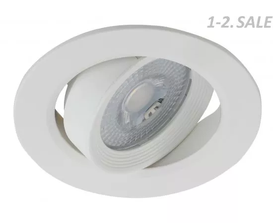 695971 - ЭРА KL LED 22A-5 3K WH св-к св/д круглый поворотн. LED SMD 5W 3000K, белый (100/1800) (1)