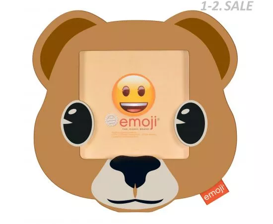 696770 - Innova PI09816 Фоторамка (Ф/р) 10x10cm Emoji bear, пластик (6/768) 8164 (1)