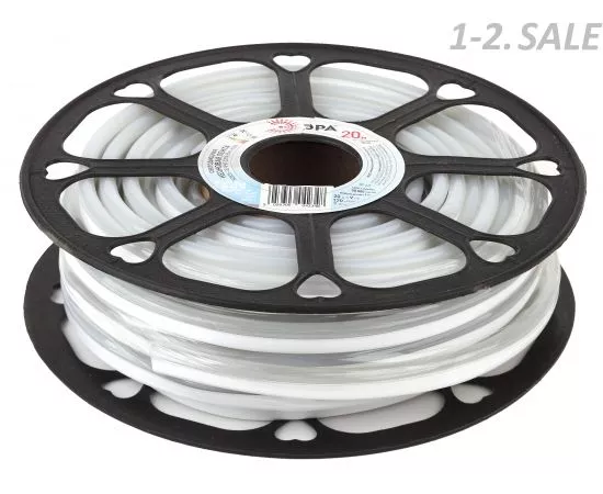 718295 - ЭРА неон гибкий 220V 120 led/m IP67 холодный свет, 20м, сеч. 8х16 N2835-120-IP67-220V-20m-6500, 2348 (1)