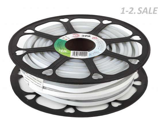 718297 - ЭРА неон гибкий 220V 120 led/m IP67 зеленая, 20м, сеч.8х16 N2835-120-IP67-220V-20m-G, 2409 (1)