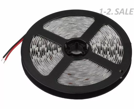 718382 - ЭРА лента св/д 24V 14.4w/m 60led/m IP33 холодный SMD5050, 5m LS5050-14.4-60-24-33-4000К-5m 4151 (1)