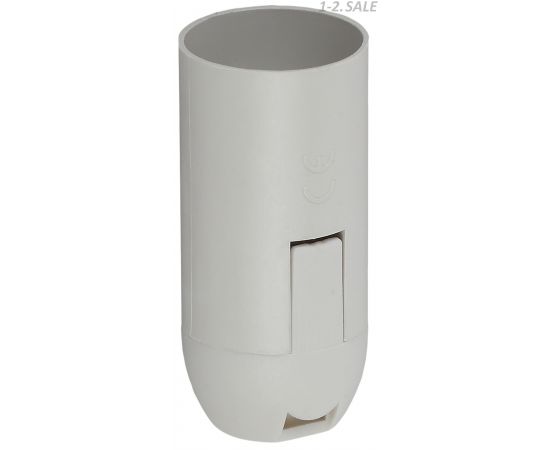730849 - ЭРА Патрон пластик E14 подвесной, белый (x50) 9293 (1)