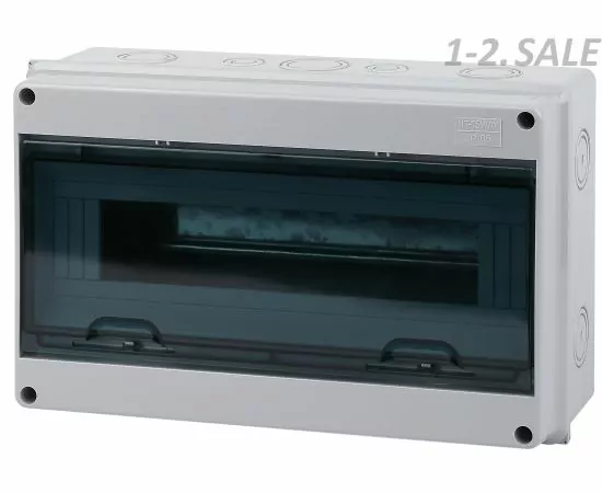 737604 - ЭРА SIMPLE бокс (корпус) пластик КМПн-15 мод. (ЩРН) навесной, опломбировка, серый IP65 (1)