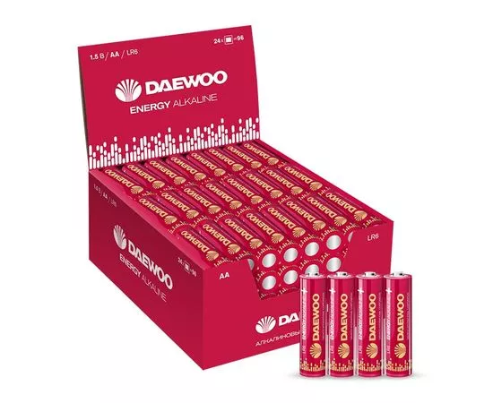 763082 - Элемент питания Daewoo Energy Alkaline LR6/316 4S (1)