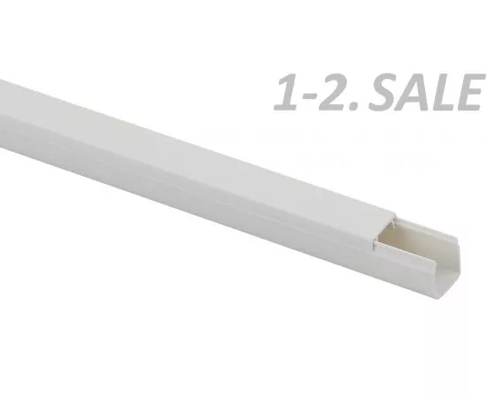 686432 - ЭРА кабель-канал ПВХ 12х12 белый 2м (140м! в уп., цена за 1м) KK-W-12-12 9152 (1)