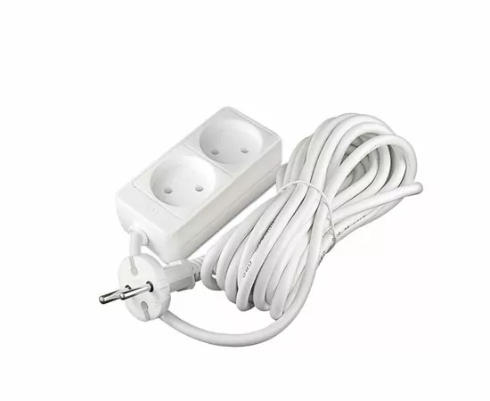 415543 - Сет. удлинитель СОЮЗ ПВС 2х1 2роз.  7м 10А 481S-1207 (1)