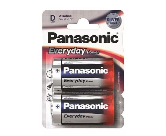 423664 - Элемент питания Panasonic Everyday LR20/373 BL2 (1)