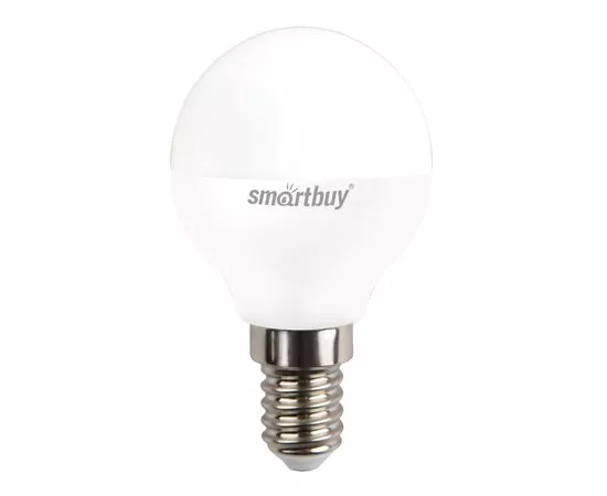 759130 - Smartbuy шар P45 E14 12W (960 lm) 4000К 4K 45х86 матовая пластик SBL-P45-12-40K-E14 (1)