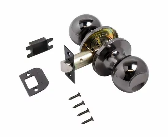 763640 - СТАНДАРТ Защелка 607 PS BN черный никель пустая  Защелка (30) (1)