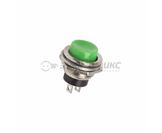 557401 - REXANT выкл-кнопка металл 220V 2А (2с) (ON)-OFF 16.2мм зеленая (RWD-306) (10!),36-3353 (1)