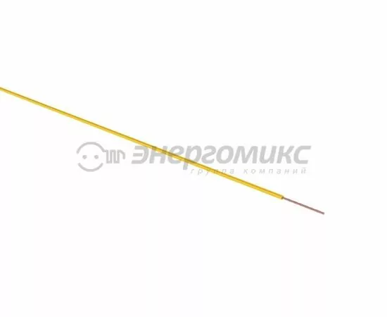 610989 - Провод ПГВА 1 х 2.50мм, бухта 100м, цена за бухту, ЖЕЛТЫЙ  REXANT, 01-6542 (1)