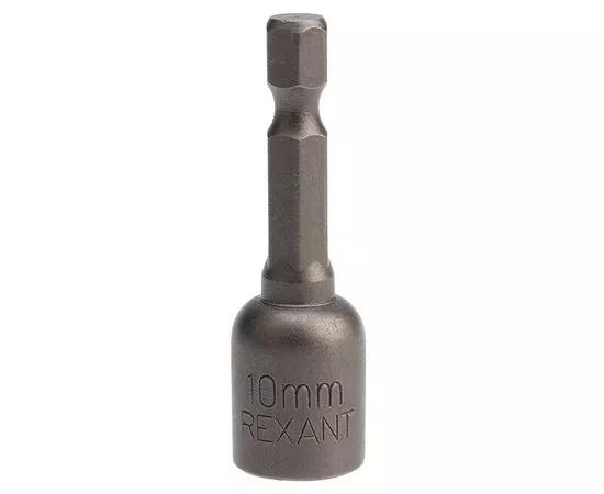 767111 - REXANT Ключ-насадка 10х48 мм, 1/4 магнитная (упак. 20 шт.), цена за штуку, (20!) 92-0402 (1)