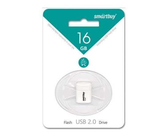 554727 - Флэш-диск (флэшка) USB 32Gb Smartbuy LARA White (SB32GBLARA-W) (1)