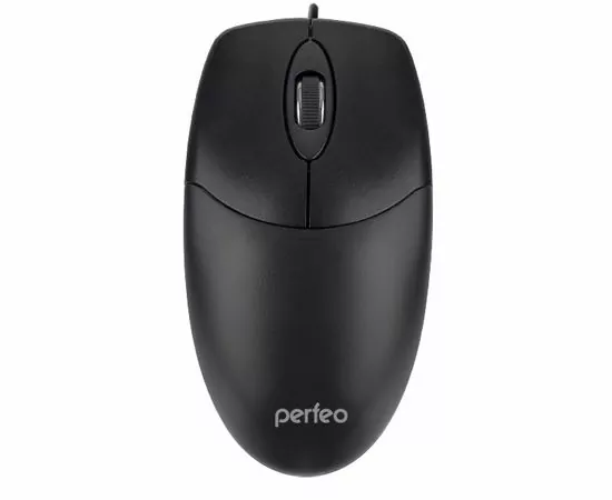 737735 - Perfeo мышь оптическая DEBUT, 3 кн, DPI 1000, USB, чёрн. (1)