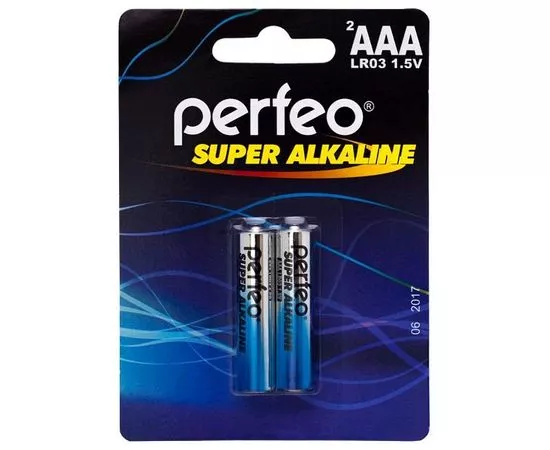 564128 - Элемент питания Perfeo Super Alkaline LR03/286 BL2 (1)