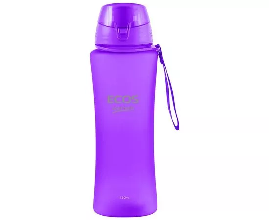 735385 - Бутылка для воды 650 мл ECOS SK5015 фиолетовая 6066 (1)