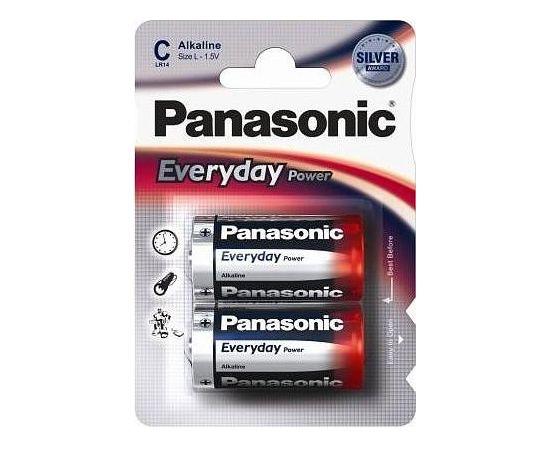428786 - Элемент питания Panasonic Everyday LR14/343 BL2 (1)
