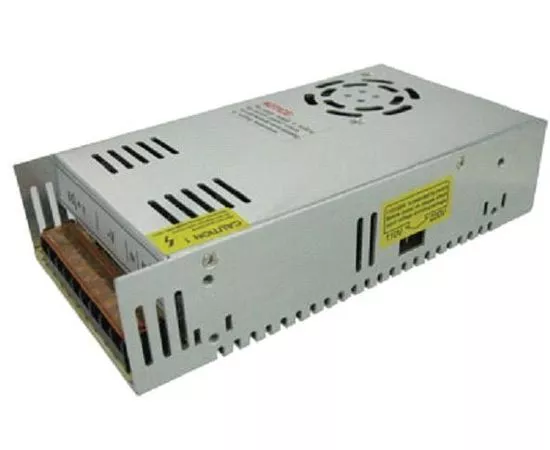 440716 - Ecola Блок питания для св/д лент 12V 400W IP20 201х99х50 вентилятор (интерьерный) B2L400ESB (1)