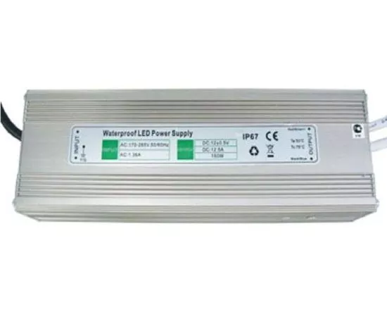 440720 - Ecola Блок питания для св/д лент 12V 100W IP67 189х72х43 (герметичный) B7L100ESB (1)